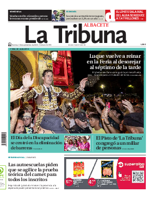 Portada La Tribuna de Albacete