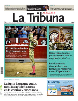 Portada La Tribuna de Albacete