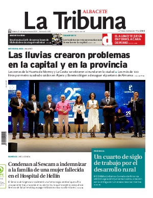 Portada La Tribuna de Albacete