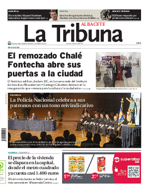 Portada La Tribuna de Albacete