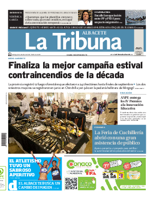 Portada La Tribuna de Albacete