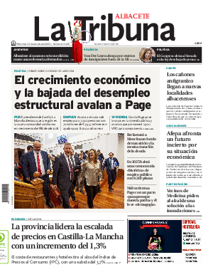 Portada La Tribuna de Albacete