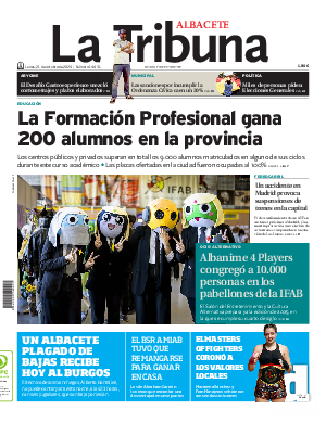 Portada La Tribuna de Albacete