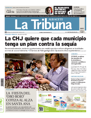 Portada La Tribuna de Albacete