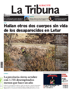 Portada La Tribuna de Albacete