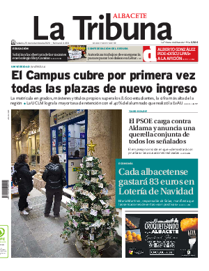 Portada La Tribuna de Albacete