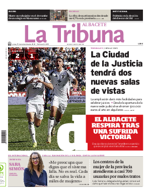 Portada La Tribuna de Albacete