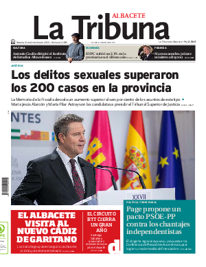 Portada La Tribuna de Albacete