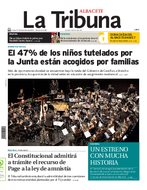 Portada La Tribuna de Albacete