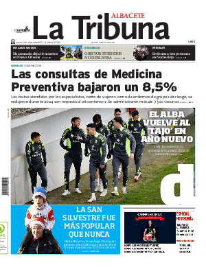 Portada La Tribuna de Albacete