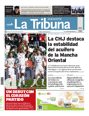 Portada La Tribuna de Albacete