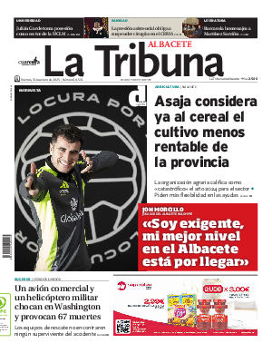 Portada La Tribuna de Albacete