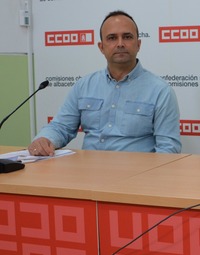 Imagen de archivo del secretario provincial de Seguridad y Salud laboral de CCOO Albacete, Paco Honrubia.