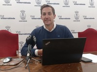 El concejal de Obras y Urbanismo de Villarrobledo, José Javier León. 