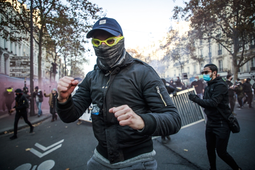 Protest against the newly voted global security law in Paris  / CHRISTOPHE PETIT TESSON