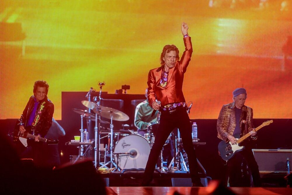 Los Rolling Stones arrancan su gira por Europa con un concierto en el Wanda Metropolitano de Madrid  / RICARDO RUBIO