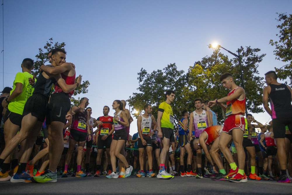 Un momento del 10K Nocturno  / JOSÉ MIGUEL ESPARCIA