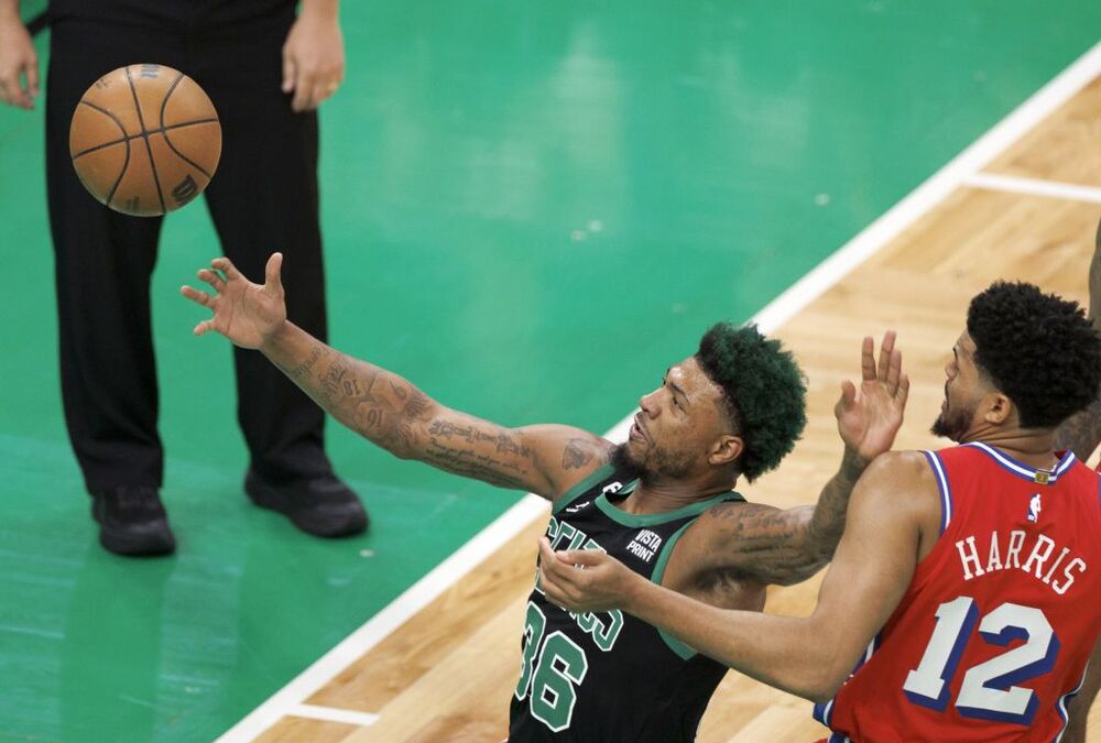 NBA Playoffs - Philadelphia 76ers at Boston Celtics  / CJ GUNTHER