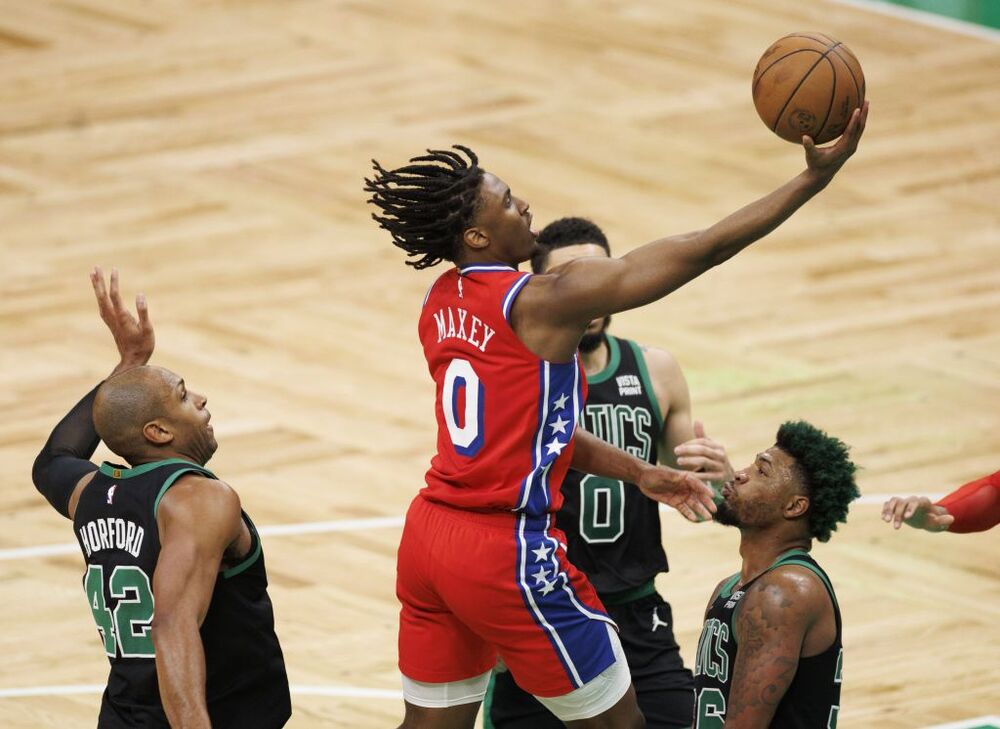 NBA Playoffs - Philadelphia 76ers at Boston Celtics  / CJ GUNTHER