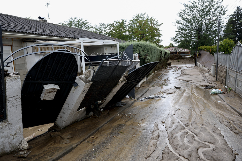 Daños causados por la lluvia en la Comunidad de Madrid  / EFE