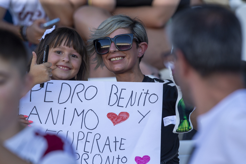 Un momento del partido disputado en el Carlos Belmonte  / JOSÉ MIGUEL ESPARCIA