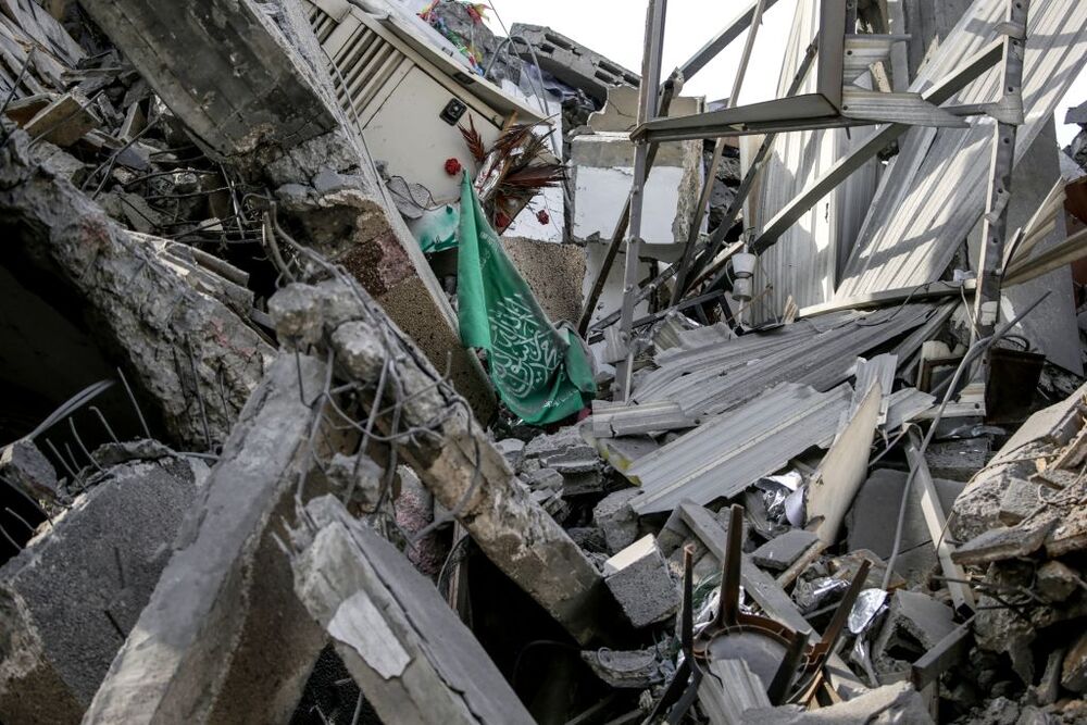 Destruction in Gaza Strip as Israel retaliates after Hamas attacks  / MOHAMMED SABER