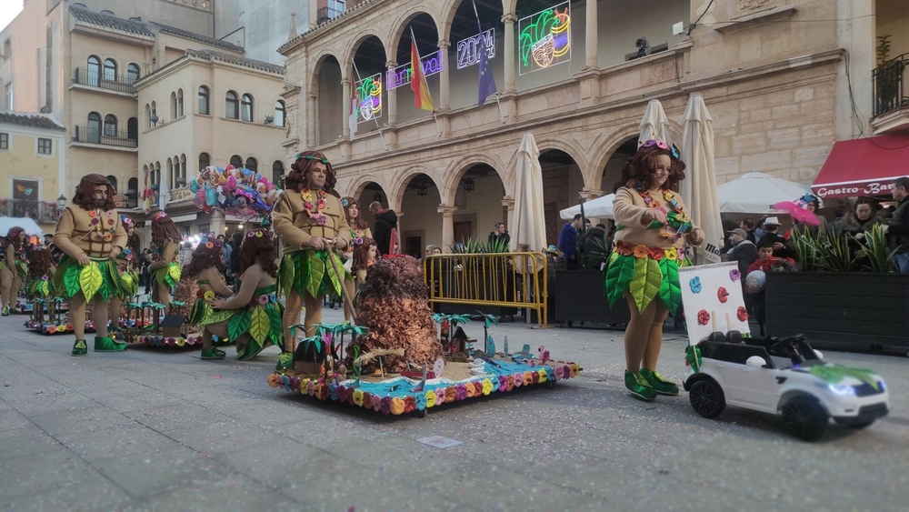 Efusión de alegría en el Gran Desfile Infantil del Carnaval