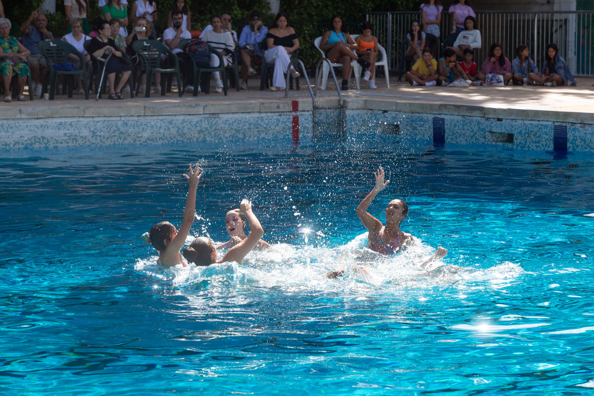 Exhibición de natación sincronizada  / JOSÉ MIGUEL ESPARCIA