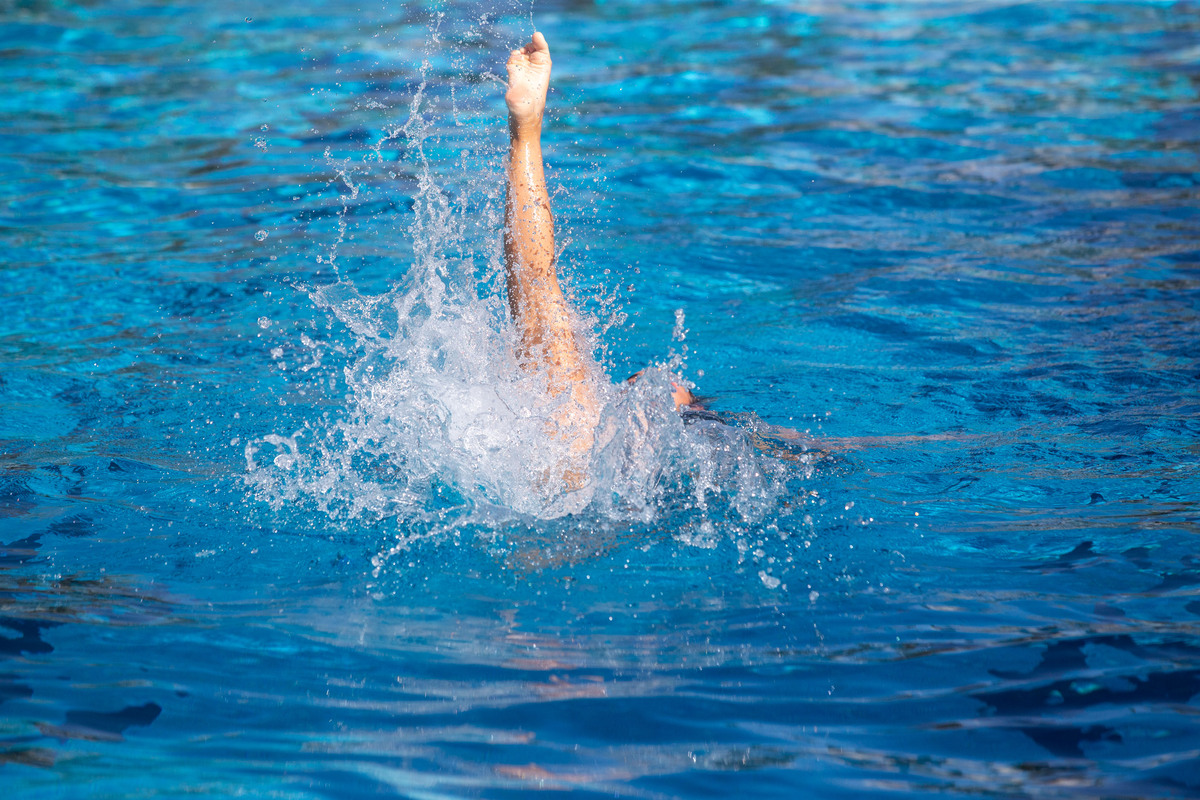 Exhibición de natación sincronizada  / JOSÉ MIGUEL ESPARCIA