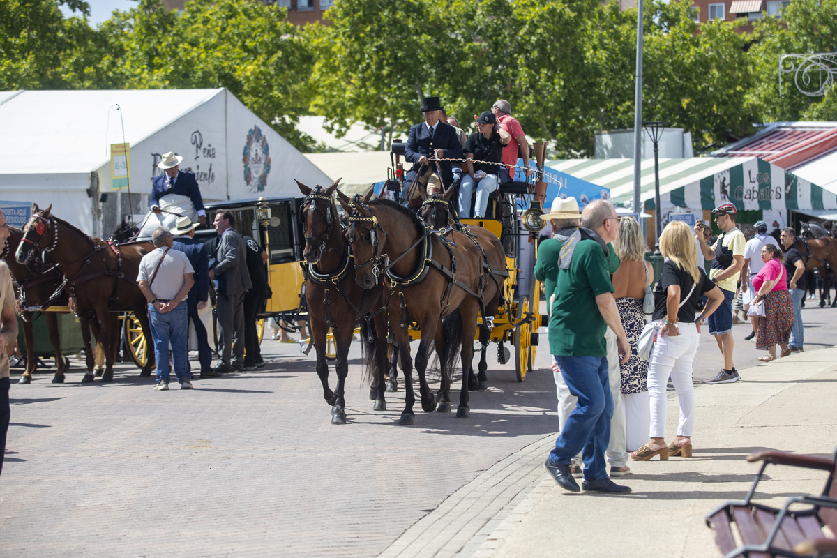 La cabalgata ecuestre llenó la feria de color  / JOSÉ MIGUEL ESPARCIA