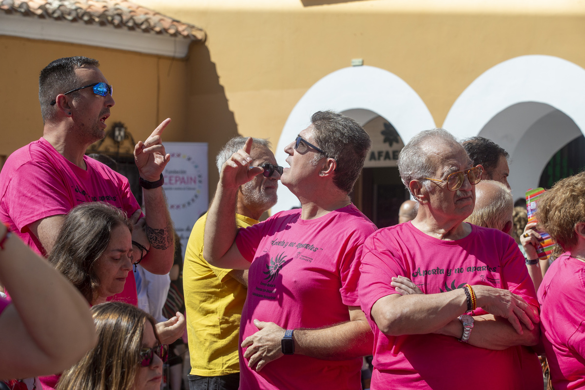 El Recinto acogió diferentes actividades en las que participaron usuarios y profesionales de las asociaciones de la ciudad  / JOSÉ MIGUEL ESPARCIA