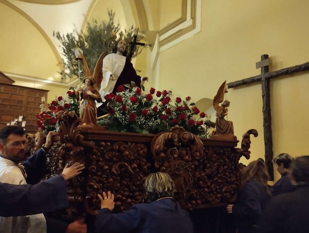 Suspendieron la procesión de la Pasión  con culto en San Blas