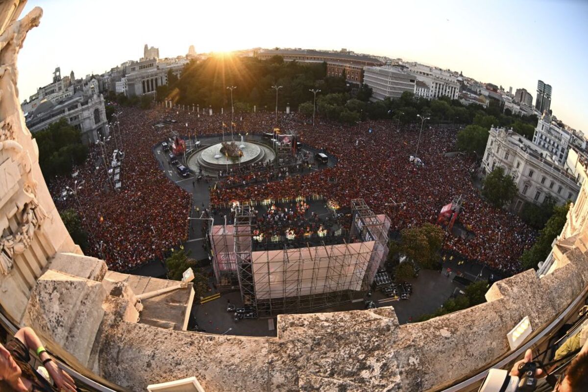 Celebración de la selección española en Madrid  / FERNANDO VILLAR