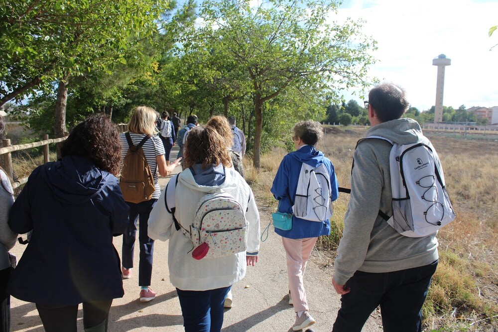 Imagen de una ruta del programa '7000pasosX' en la que han participado usuarios de Afaeps. 