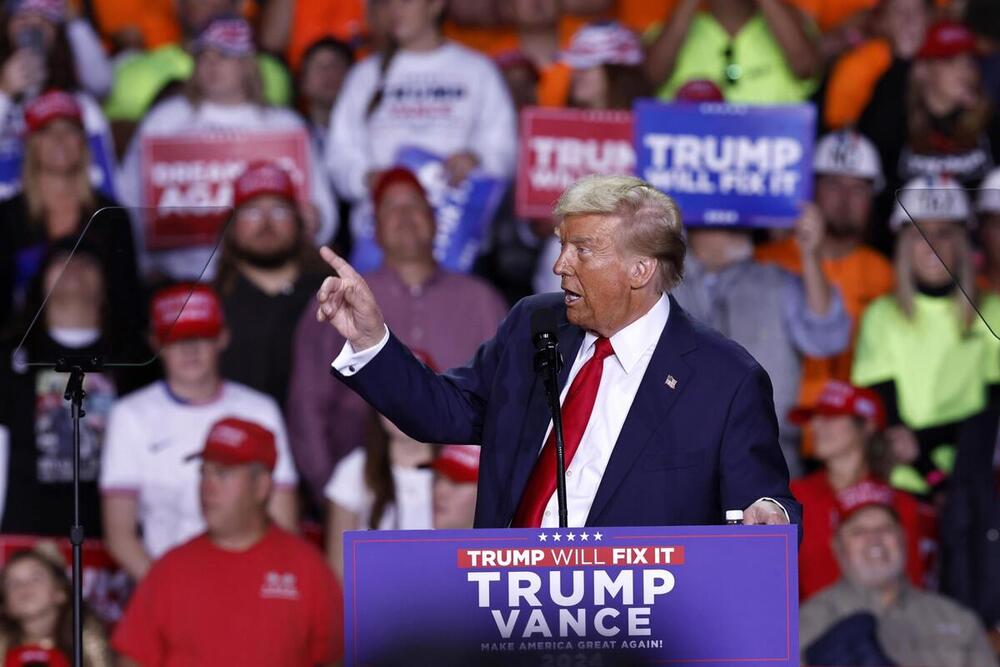 Fotografía de archivo del futuro presidente de Estados Unidos, Donald Trump.