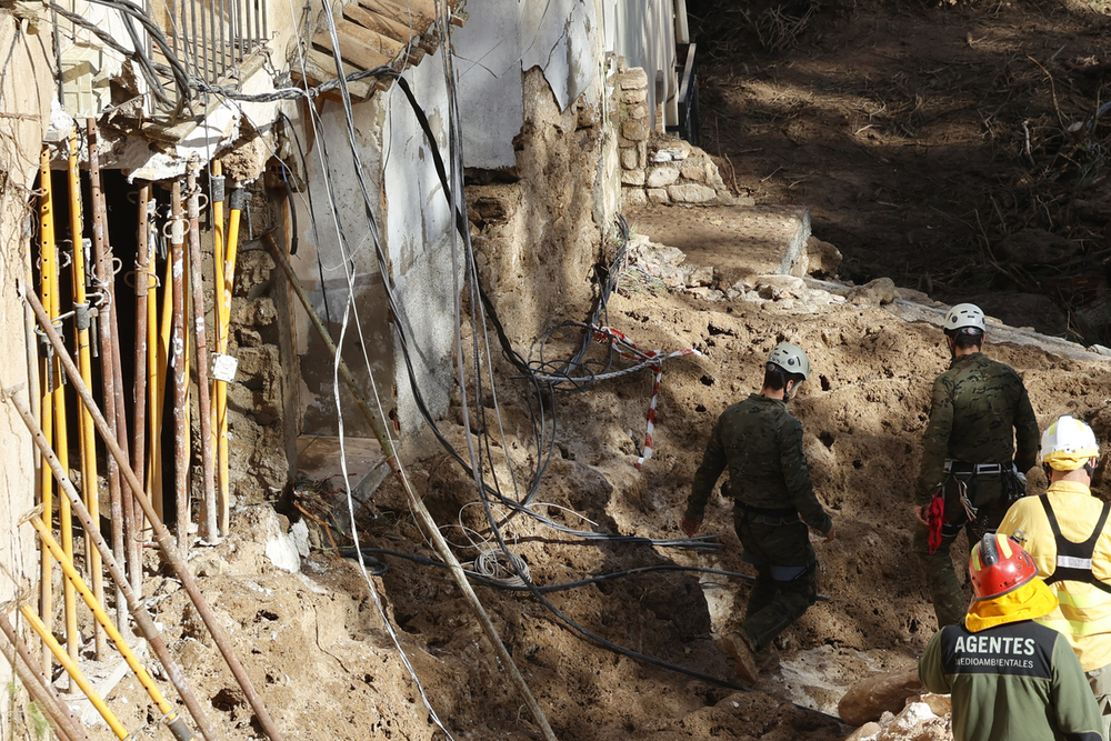 Siguen los trabajos en Letur tras el paso de la DANA.