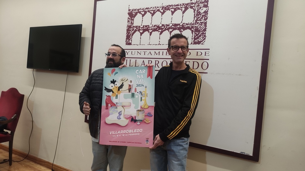 Presentan la máscara de oro de Carnaval 2024 en Villarrobledo