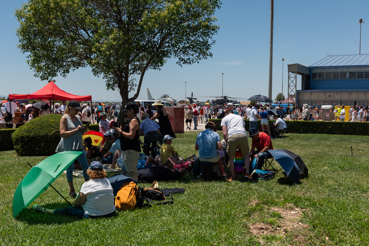 Jornada de Puertas Abiertas en la Base Aérea.  / VÍCTOR FERNÁNDEZ