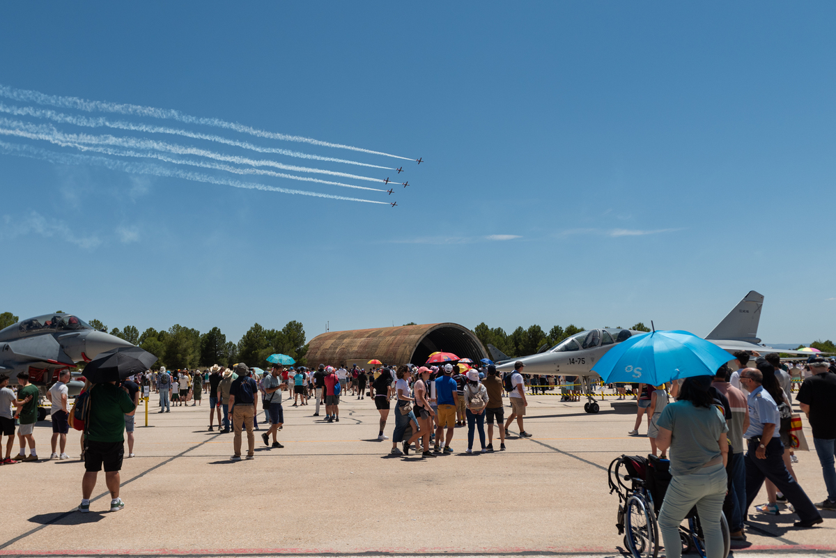 Jornada de Puertas Abiertas en la Base Aérea.  / VÍCTOR FERNÁNDEZ