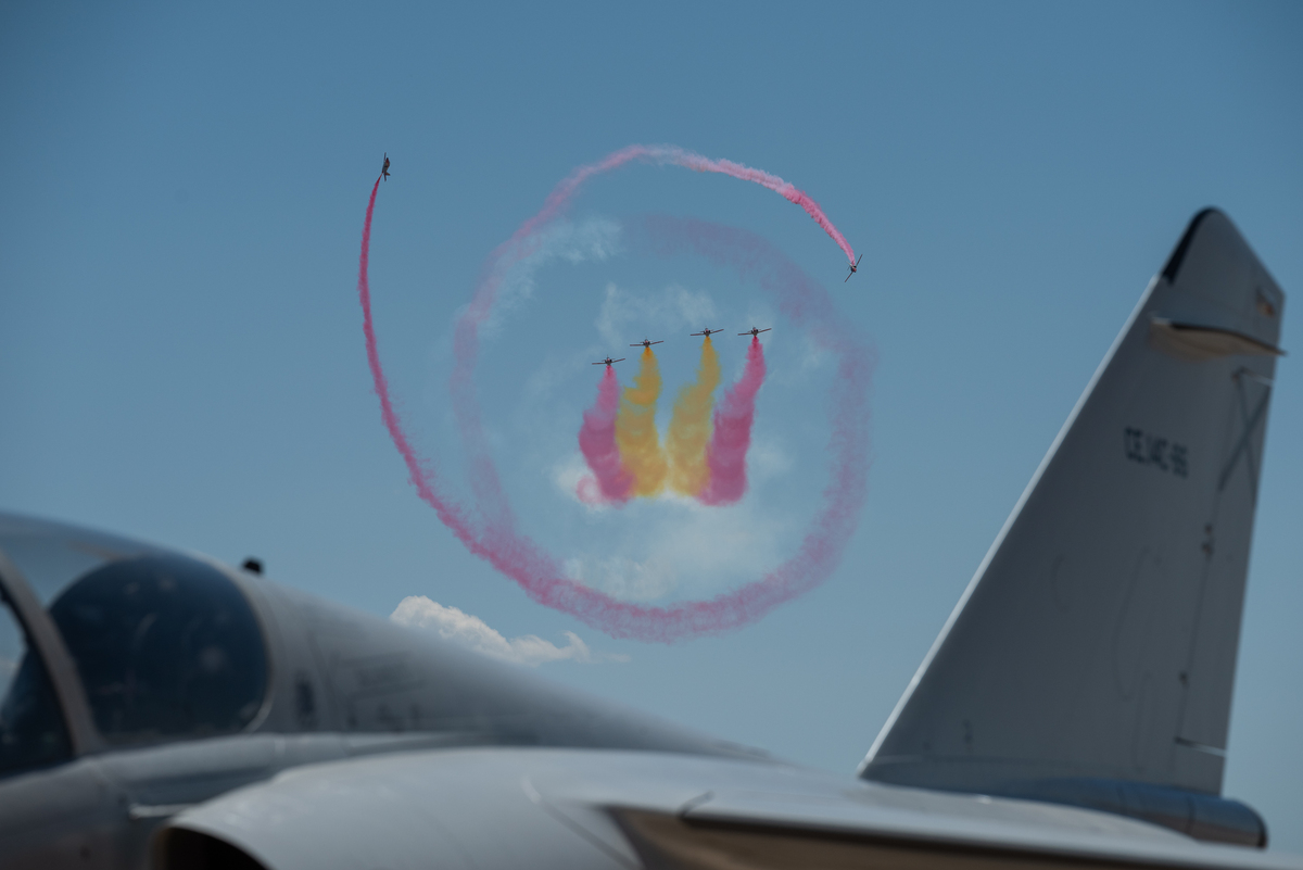 Jornada de Puertas Abiertas en la Base Aérea.  / VÍCTOR FERNÁNDEZ