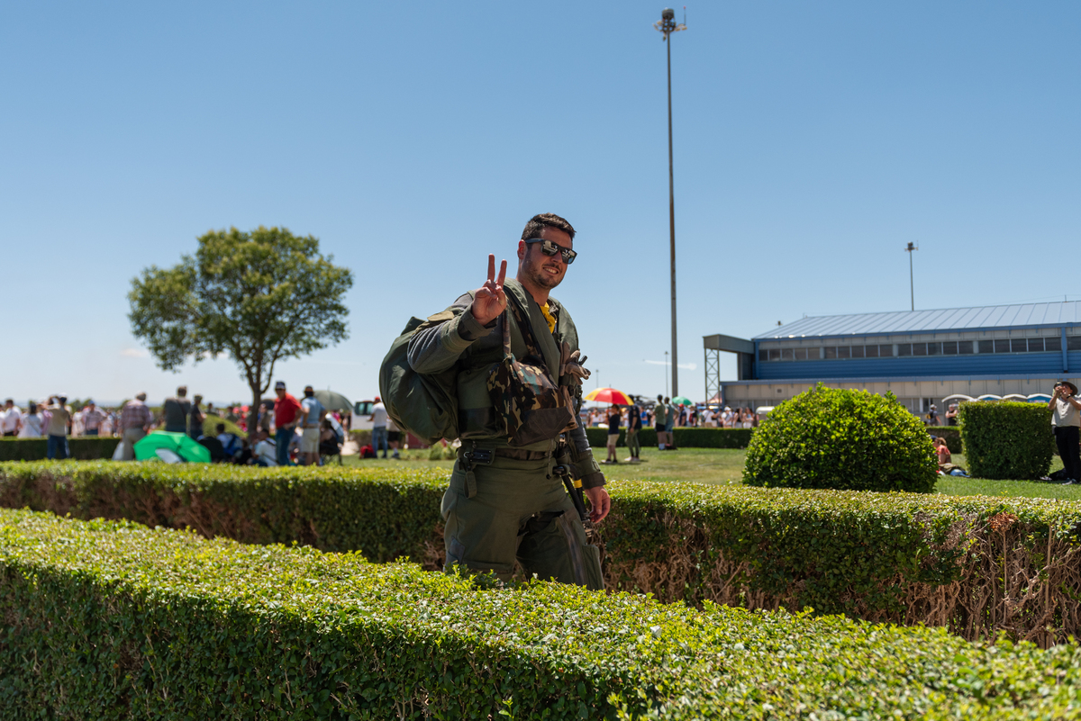 Jornada de Puertas Abiertas en la Base Aérea.  / VÍCTOR FERNÁNDEZ