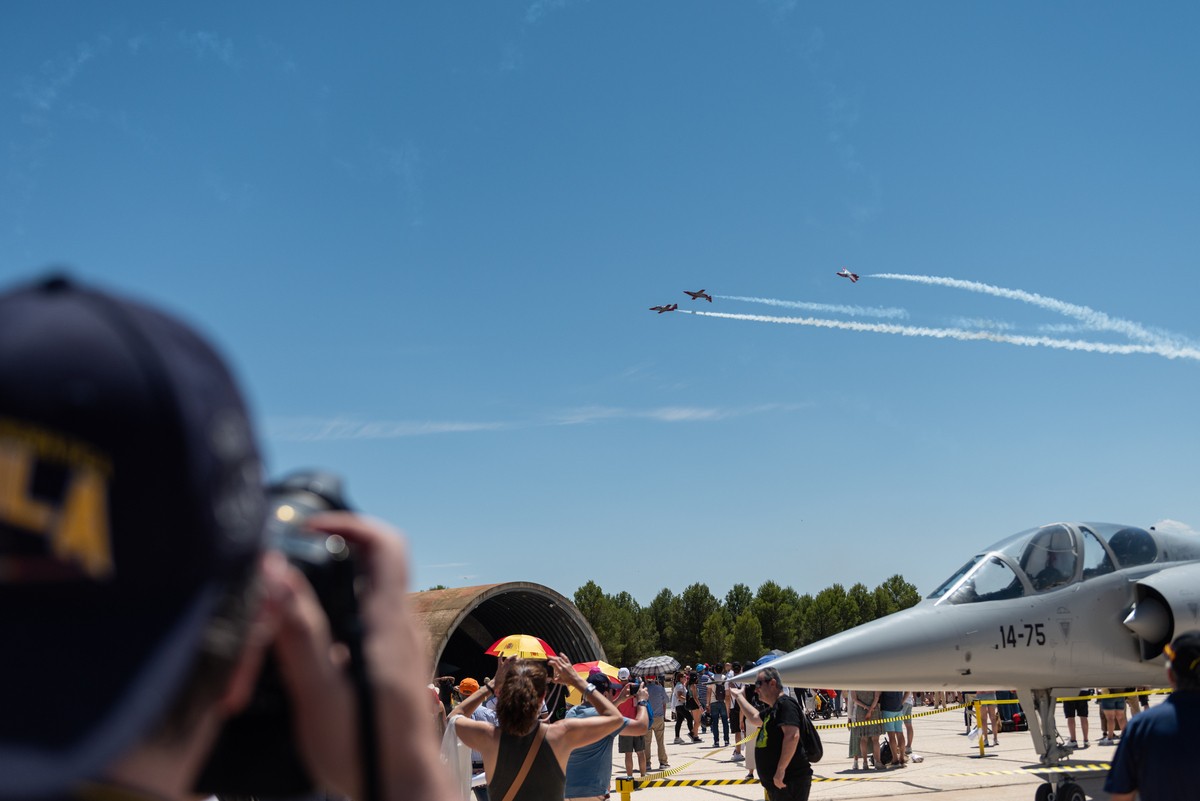 Jornada de Puertas Abiertas en la Base Aérea.  / VÍCTOR FERNÁNDEZ