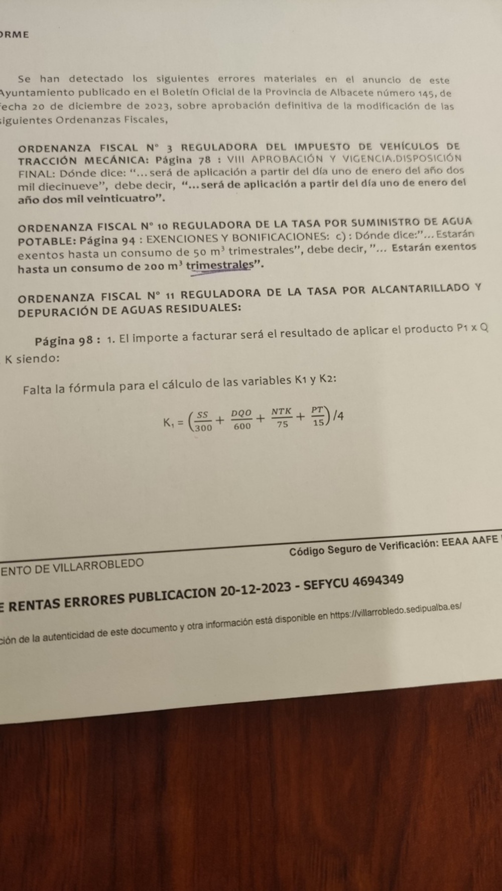 El Ayuntamiento sube un la tasa de la basura