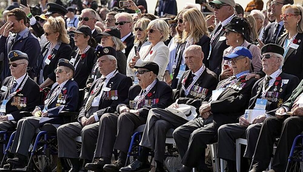 El reconocimiento a los veteranos de guerra fue un momento muy emotivo 