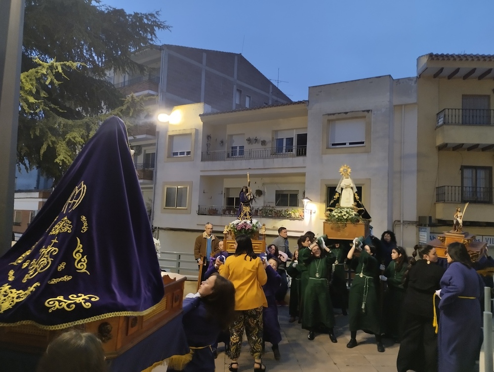 El viento agitó las palmas y olivos del Domingo de Ramos