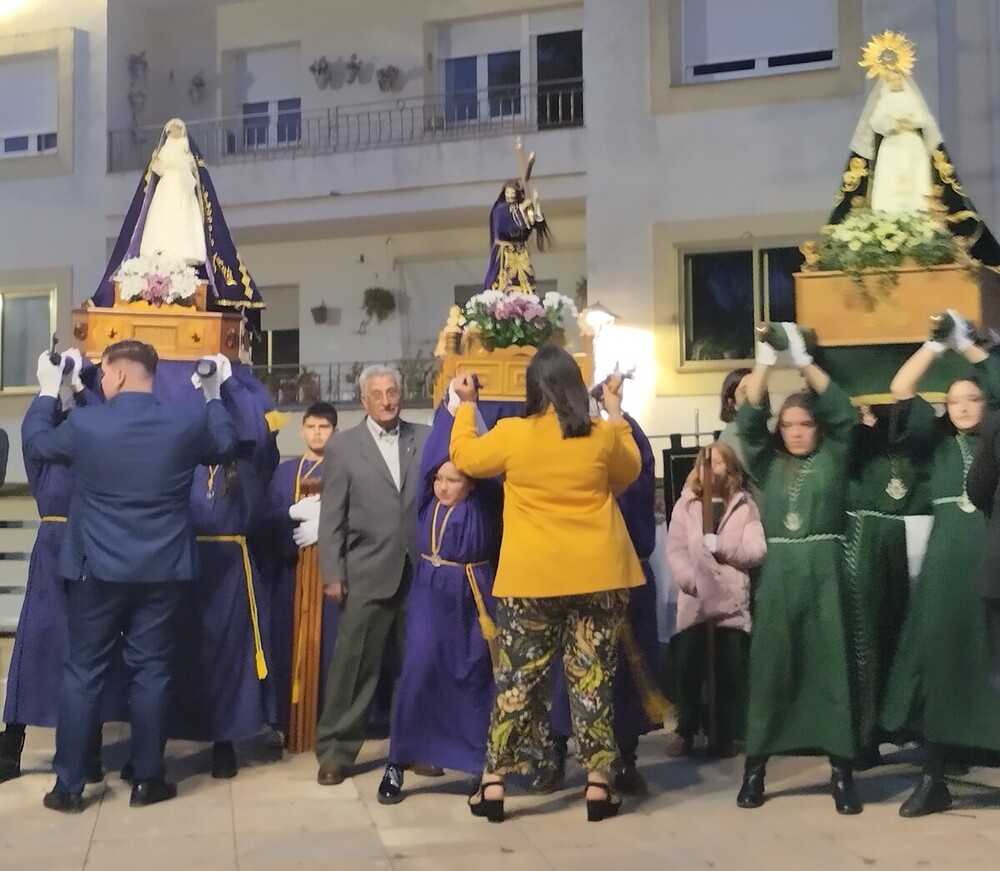 El viento agitó las palmas y olivos del Domingo de Ramos