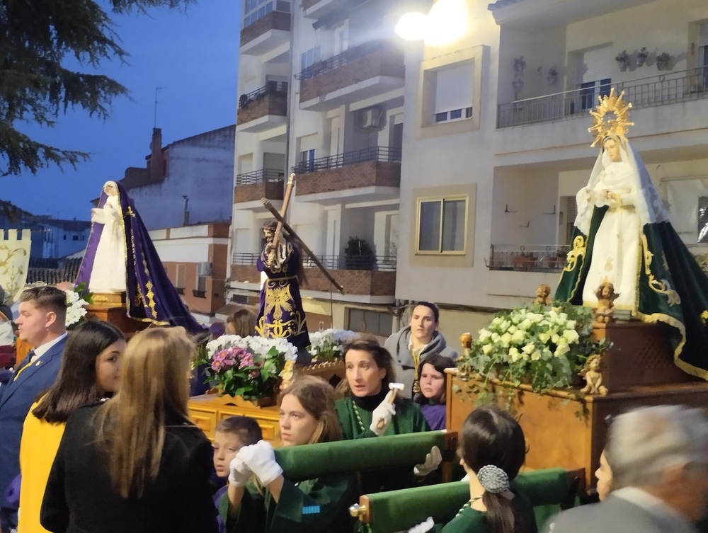 El viento agitó las palmas y olivos del Domingo de Ramos