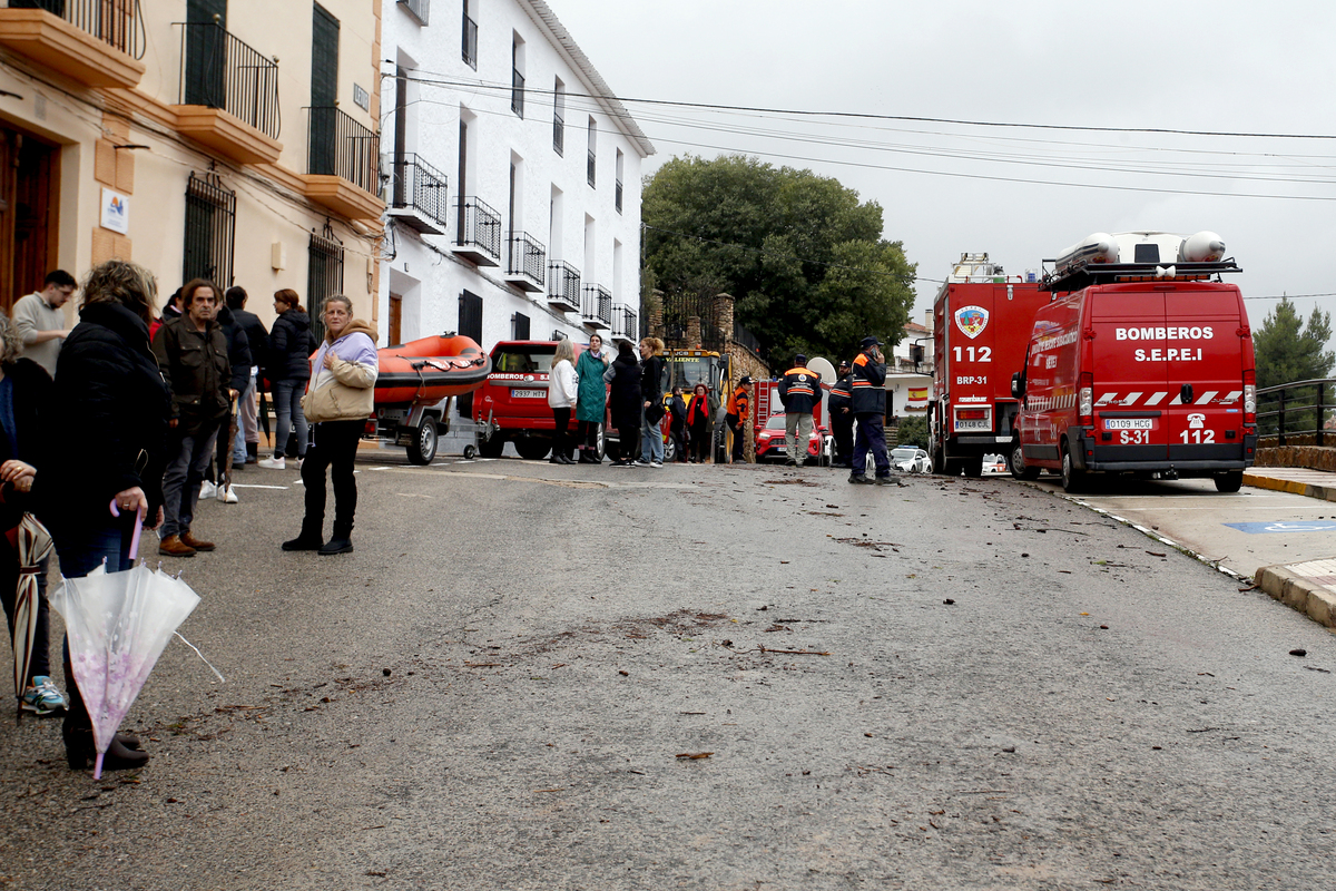 Letur ha sido la localidad más golpeada por el temporal  / ARTURO PÉREZ