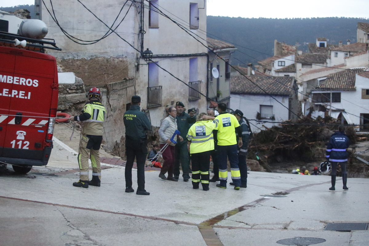 Letur ha sido la localidad más golpeada por el temporal  / ARTURO PÉREZ