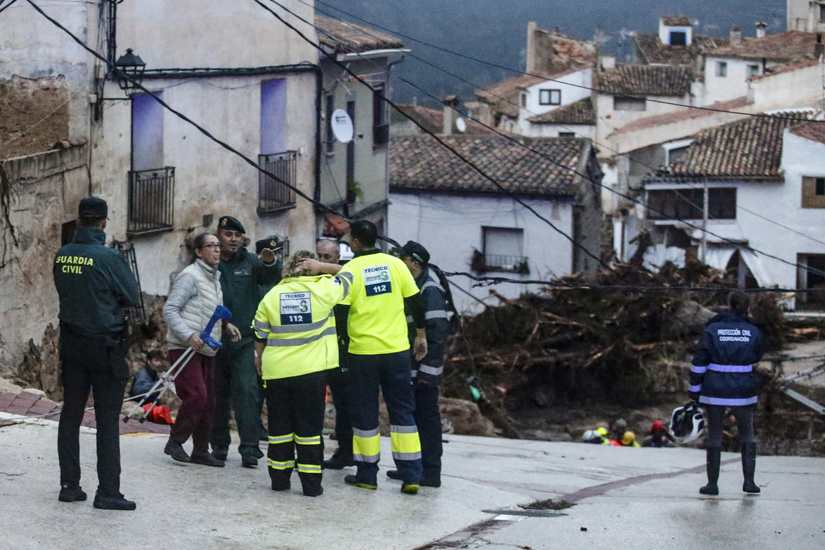 Letur ha sido la localidad más golpeada por el temporal  / ARTURO PÉREZ